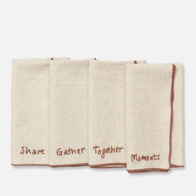 Image of Ferm Living Occasion Napkins Set of 4 Natural