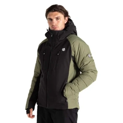 Image of Dare 2b Men&#039;s Water repellent Speed II Ski Jacket Olivine Green Black