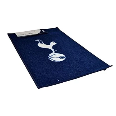 Image of Tottenham Hotspur FC Official Football Crest Rug (One Size) (Navy/White)