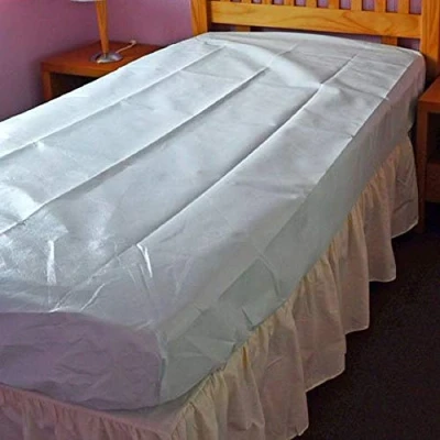 Image of Waterproof fitted sheet style mattress protector Single bed size