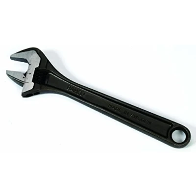 Image of Bahco 8074 R US Adjustable Wrench, 15 Inch, Black