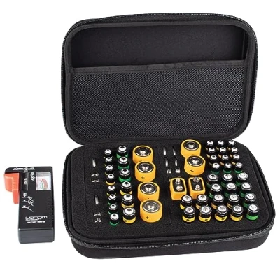 Image of Venom Battery Storage Case and Organiser with Charge Tester