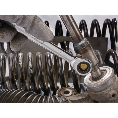 Image of Draper HI TORQ� Metric Ratcheting Combination Spanner Set (7 Piece)