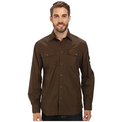 Image of Fjallraven Singi Trekking Shirt Ls M Long Sleeved T Green, X Small