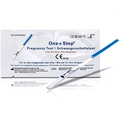 Image of One Step: 50 x Early Detection 25mIU Pregnancy Test Strips Fast, Easy and Accurate Home Testing