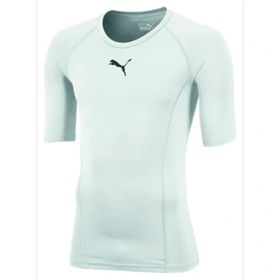 Image of PUMA Liga Kids Baselayer Short Sleeves T Shirt, White, 140