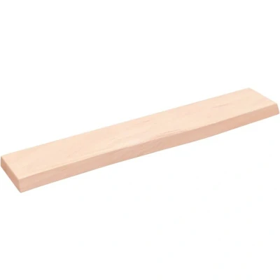 Image of vidaXL Wall Shelf 60x10x2 cm Untreated Solid Wood Oak