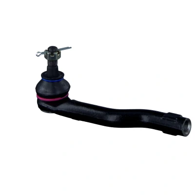 Image of D65132280, D65332280, D65432280 Track rod end FEBI BILSTEIN 42477 Front Axle Right with crown nut MAZDA: 2 Hatchback