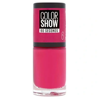 Image of Maybelline Color Show 6 Bubblicious nail polishes (Pink, Bubblicious, France)