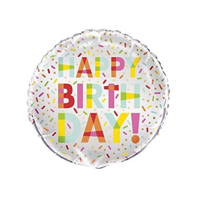 Image of Unique Party 72597 18&quot; Foil Donut Balloon