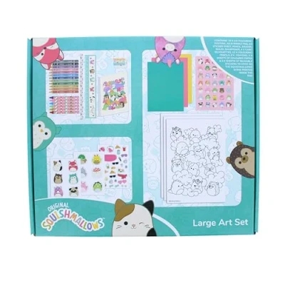 Image of Blueprint Collections Squishmallows Large Art Set Stationery Mega Colouring