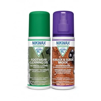 Image of Nikwax Nubuck &amp; Suede Footwear Clean/59704 00000 00 Double Pack