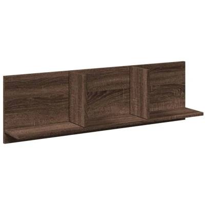 Image of vidaXL Wall Cabinet 100x16.5x30 cm Brown Oak Engineered Wood