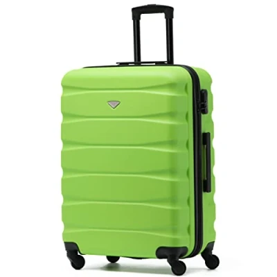 Image of Flight Knight Lightweight 4 Wheel ABS Hard Case Small Suitcase Approved for Over 100 Airlines Including easyJet, British Airways, Ryanair, Jet2, Emirates &amp; Many More Carry On 56x45x25cm