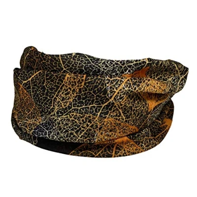 Image of Unisex Seamless Multifunctional Headwear Bandana Scarf Elastic Tube Headband Gaiter Balaclava Snood Face Covering Mask (Multicolored Style 1)