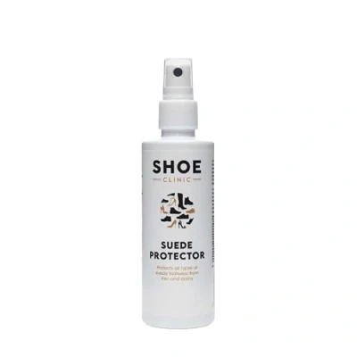 Image of Shoe Clinic Suede Protector Spray for &amp; Nubuck Leather Stain, Dirt Rain Water Protection Waterproof Shoes, Boots Trainers 125ml