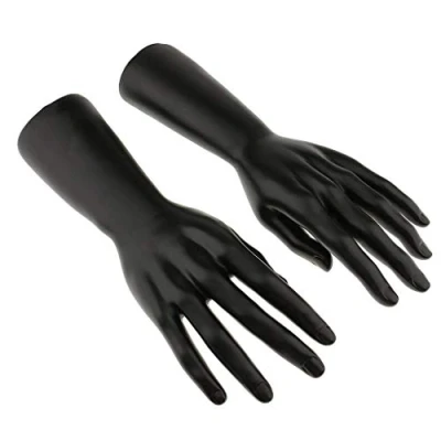 Image of Mannequin Hand Display Stand, 1 Pair, 3 Colors Options AOD (Black)