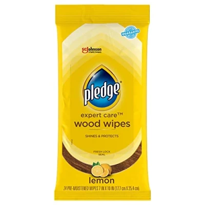 Image of Lemon Furniture Polish Wipes (Pack of 24)