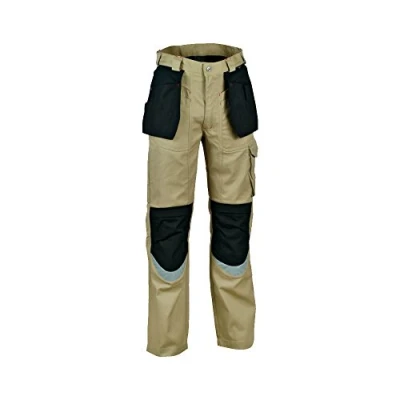 Image of Cofra 40 00V015 Bricklayer Knee Breeches Work Trousers with Cordura 290g/m² 46 khaki