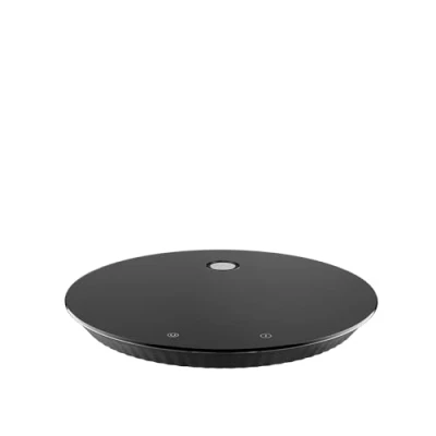Image of Alessi Kitchen Scale Plisse Black MDL16 B by Michele De Lucchi