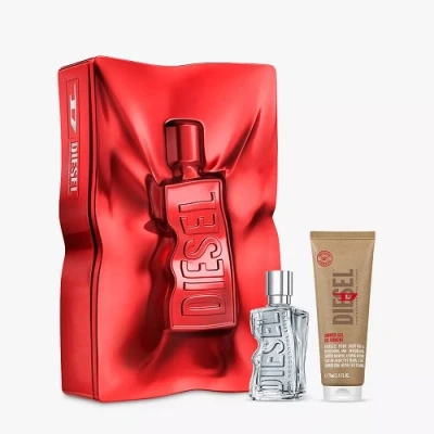 Image of Diesel D By Eau de Toilette Mens Aftershave Gift Set Spray (50ml) with Shower Gel NA One Size