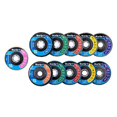Image of Bluespot 19036 11pce Polishing and Flap Disc Set