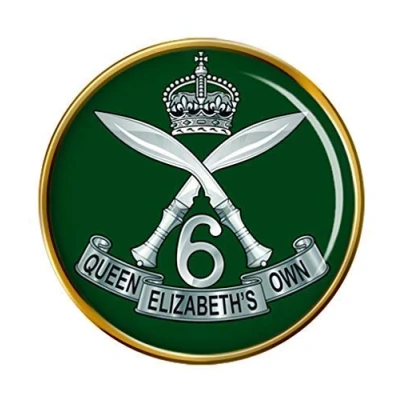 Image of 6th Queen Elizabeth&#039;s Own Gurkha Rifles, British Army Pin Badge