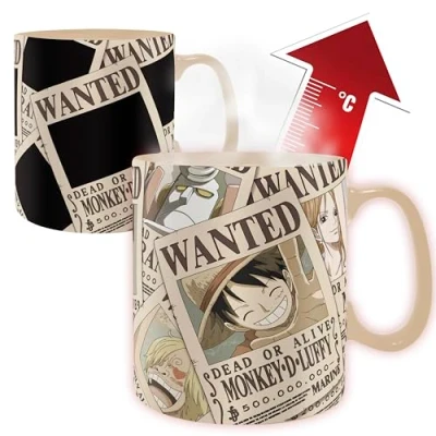 Image of ABYstyle One Piece Wanted Heat Change Mug