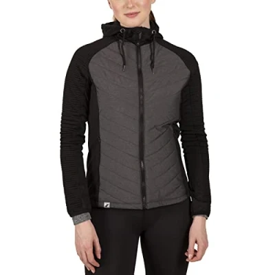 Image of Trespass Womens Long Sleeve Zipped Hoodie Gym Top Active Workout Grace