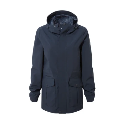 Image of TOG24 Burradon Womens Waterproof Jacket Dark Indigo Blue Size 24 UK