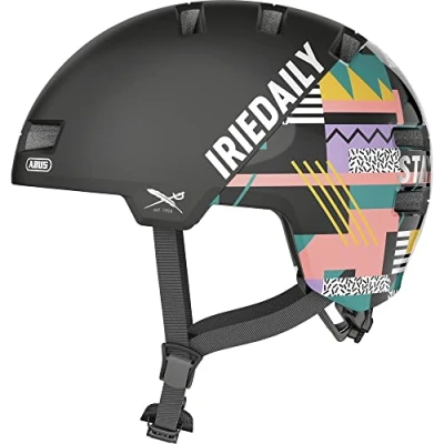 Image of ABUS city helmet Skurb ACE stylish bike for everyday use, skating, BMX riding or longboarding black, size L