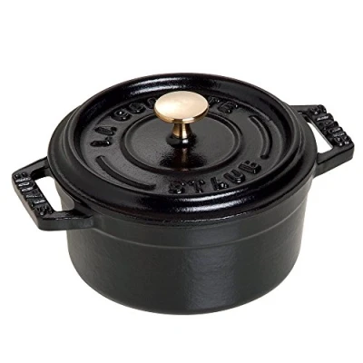 Image of Staub Mini Round Cocotte 10 cm Black