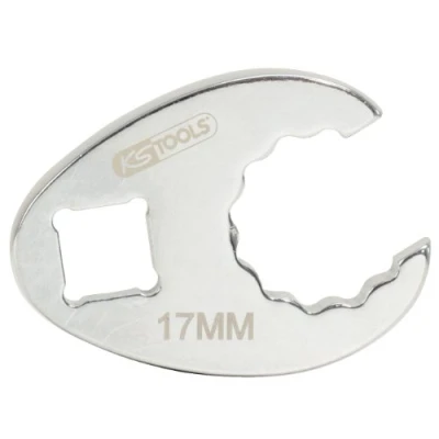 Image of KS Tools 913.3917 3/8&quot; 12 point crawfoot wrench, 17mm