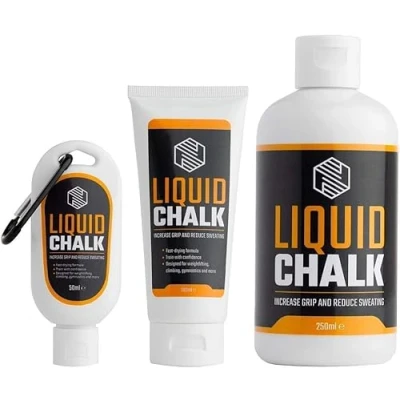 Image of LIQUID Chalk Sports Superior Grip and Sweat Free Hands for Weightlifting, Gym, Rock Climbing, Bouldering, Gymnastics, Pole Dancing Fitness, CrossFit, Bodybuilding More (100ml)