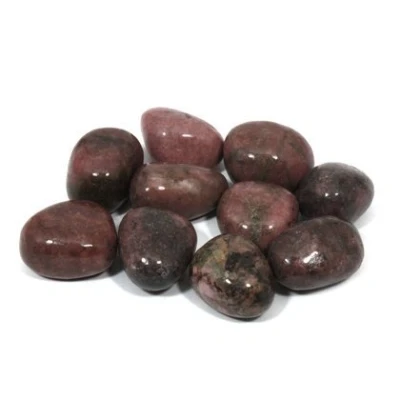 Image of CrystalAge Rhodonite Tumble Stone (20 25mm) Pack of 10