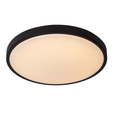 Image of Dasher Modern Flush ceiling light Bathroom Ø 41cm LED 1x24W 2700K IP44 Black