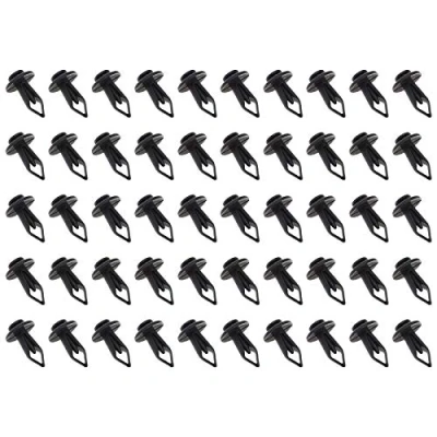 Image of Create idea 50 Pcs RYQ500070 Car Trim Fixing Clips Wheel Arch Liner Splash Guard Bumper Moulding Fasteners Rivet Retainers 17.4x9.5x6.5mm
