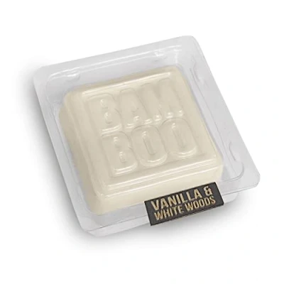 Image of Heart &amp; Home Vanilla White Woods Bamboo Wax Melt