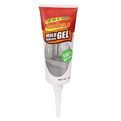 Image of Magic Mold Remover Gel,90g/1pcs Mould Gel,Chemical Household and Mildew Cleaning Gel,Powerful Gel Great for Wall Tiles Grouting Sealant Kitchen Bathroom Sink