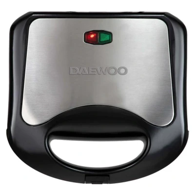 Image of Daewoo Snack Range, Sandwich Maker, 2 Portions Deep Fill With Non Stick Plates For An Easy Clean And Cool Touch Handles Safety