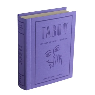 Image of Taboo Vintage Bookshelf Edition, Party Game, Ages 12+, 4+ Players