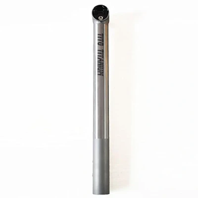 Image of TiTo titanium alloy after float seatpost bicycle suitable for road bike MTB and the length can be customized (Straight, Dia 31.6 X350mm)