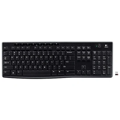 Image of Logitech K270 Wireless Keyboard for Windows, QWERTY US International Layout Black