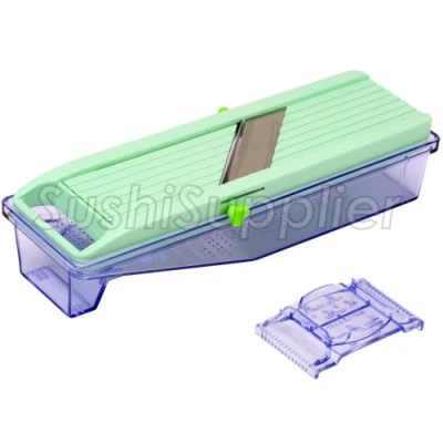 Image of Benriner BN2 Vegetable Plastic (Old Version), Green Slicer w/Tray