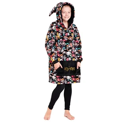 Image of Harry Potter Oversized Hoodie Blanket for Kids, Gifts Girls Boys (Multicolor)