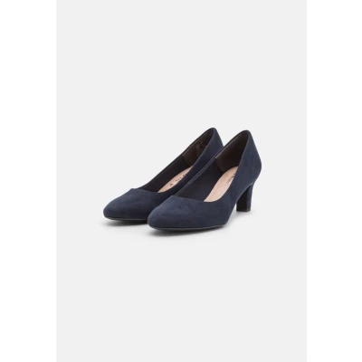 Image of Tamaris Women&#039; 1 22418 41 Pump, Navy, 4 UK