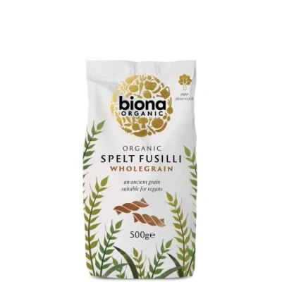 Image of Biona Organic Wholemeal Spelt Fusilli 500g