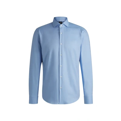Image of BOSS Hjoespread Shirt, Men&#039;s, Size: 38, Light blue