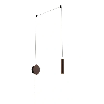 Image of Candle LED Wall Ceiling Pendant, Bronze