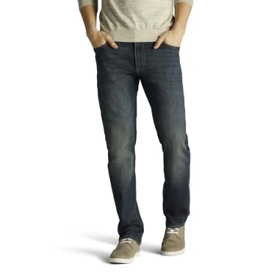 Image of Lee Men&#039;s Big &amp; Tall Extreme Motion Straight Taper Jean, Maverick, 44W x 32L